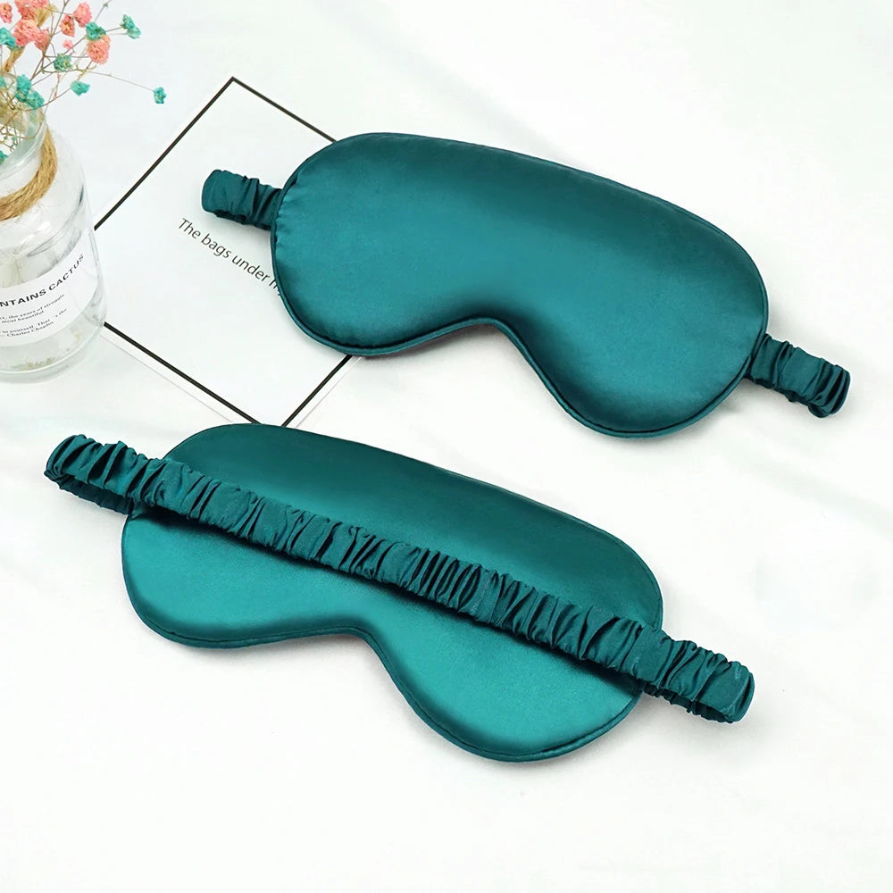 Silk Pillowcase Sleep Mask Silk Eyemask Set Travel Comfortable Luxury Silk Eye Mask