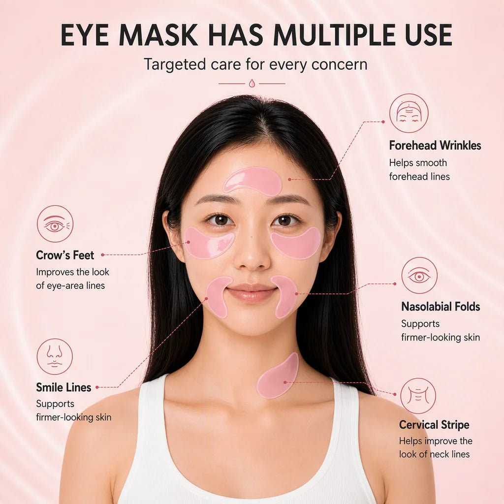 OEM Private Label PDRN Salmon DNA Peptide Eye Mask anti Wrinkle Brighten Dark Circles Reduce Puffiness Firm under Eyes Patches