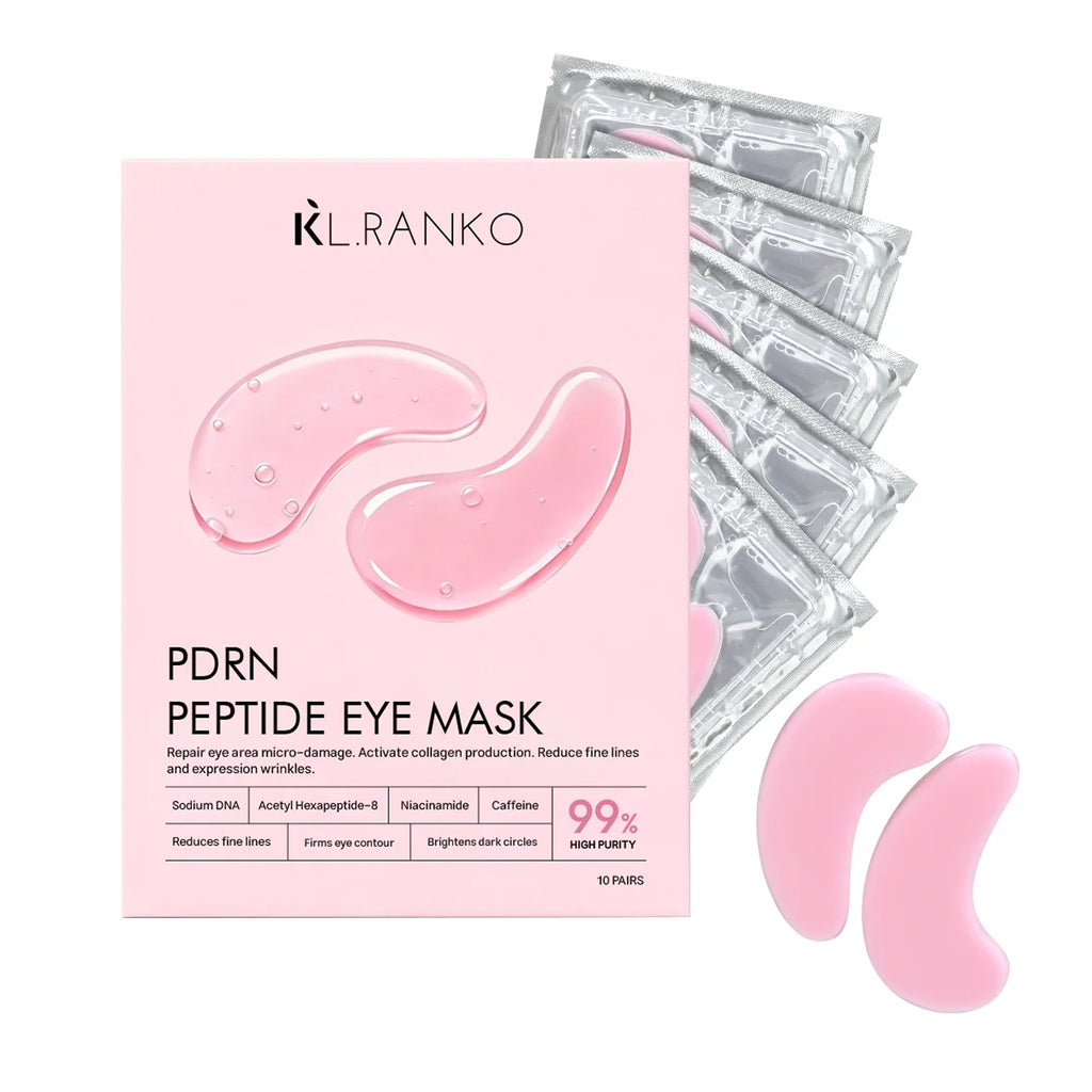 OEM Private Label PDRN Salmon DNA Peptide Eye Mask anti Wrinkle Brighten Dark Circles Reduce Puffiness Firm under Eyes Patches